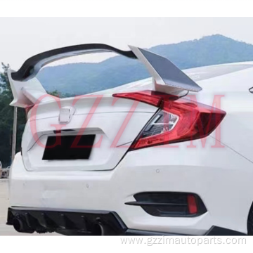 Civic 2016+ rear trunk spoiler wing